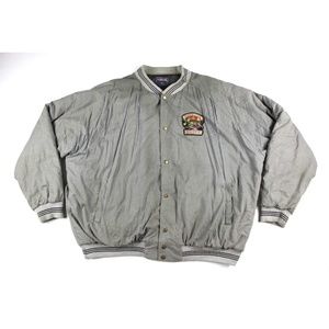 Vtg Werner Full Button Vets Bomber Jacket 4XL